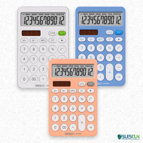 Calculadora Offi Esco 12 Dígitos OE-970 - Imagen 2
