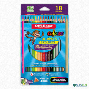 Colores Offi Esco Caja x18 Und OE-141