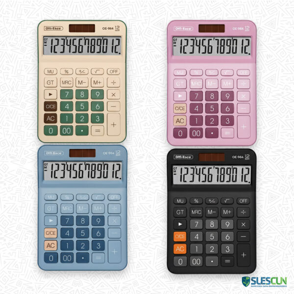 Calculadora Offi Esco 12 Dígitos OE-964