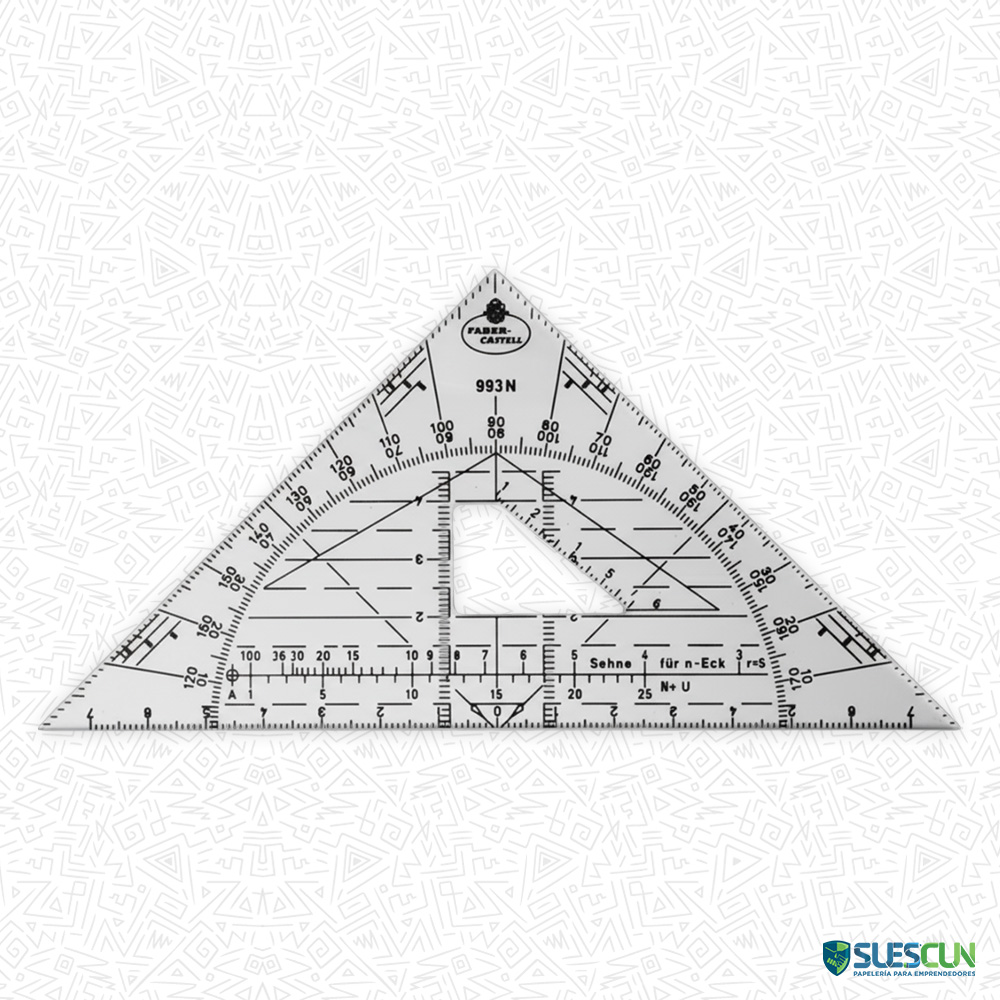 Escuadra Transportador Faber Castell
