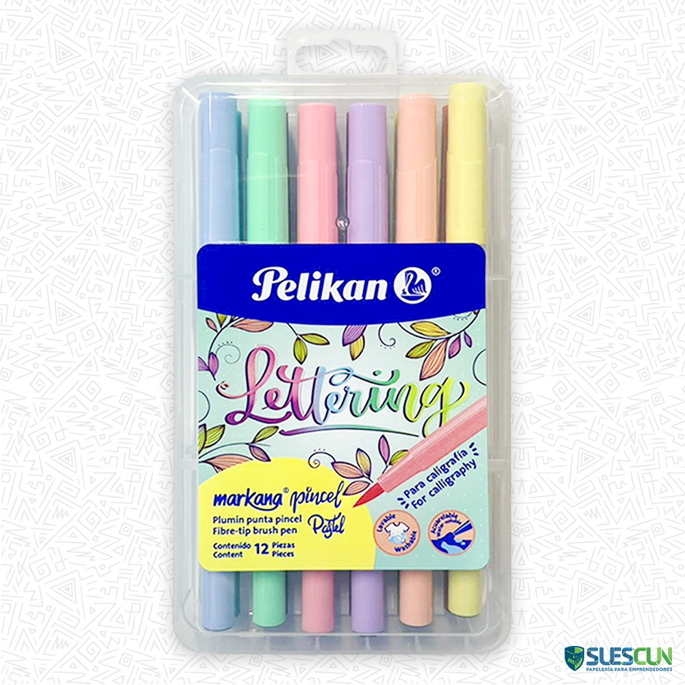 Marcadores para Lettering Colores Pastel