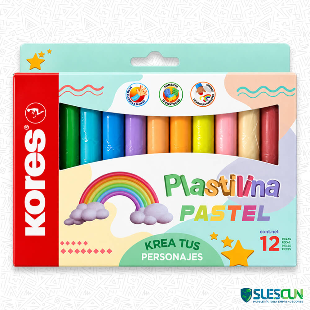 Plastilina Pastel Jumbo Kores