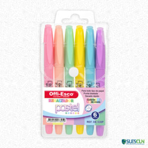 Resaltadores Pasteles Offi Esco Oe-530P