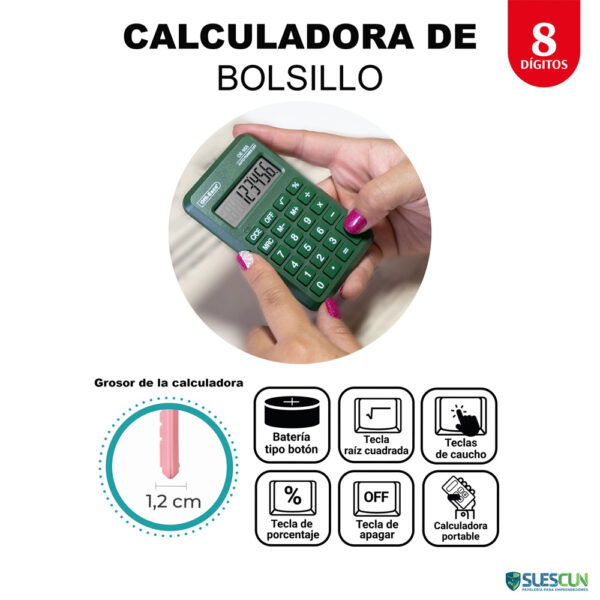 Calculadora de Bolsillo Offi Esco