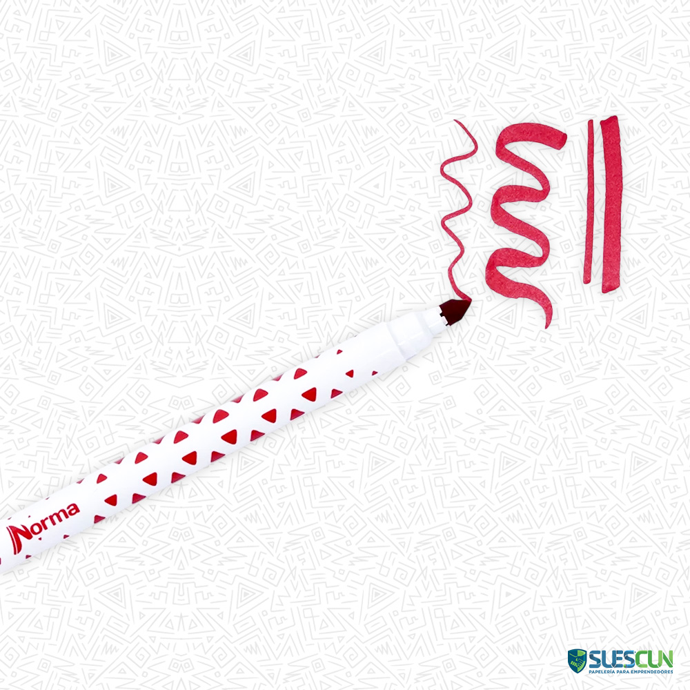 Plumones Lavables Norma x12 - Imagen 3