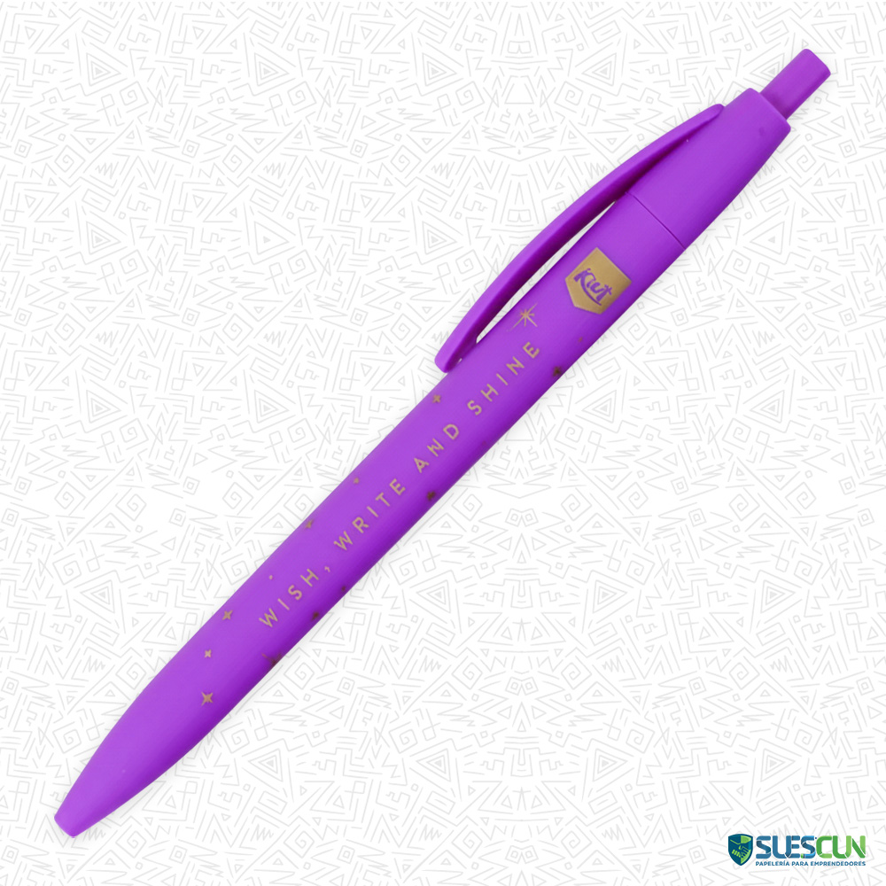 Bolígrafo Kiut 0.7mm Morado