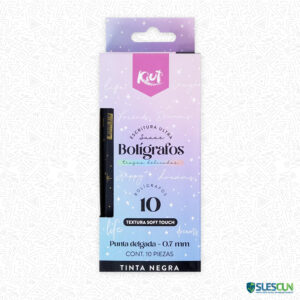 Bolígrafo Kiut 0.7mm Negro