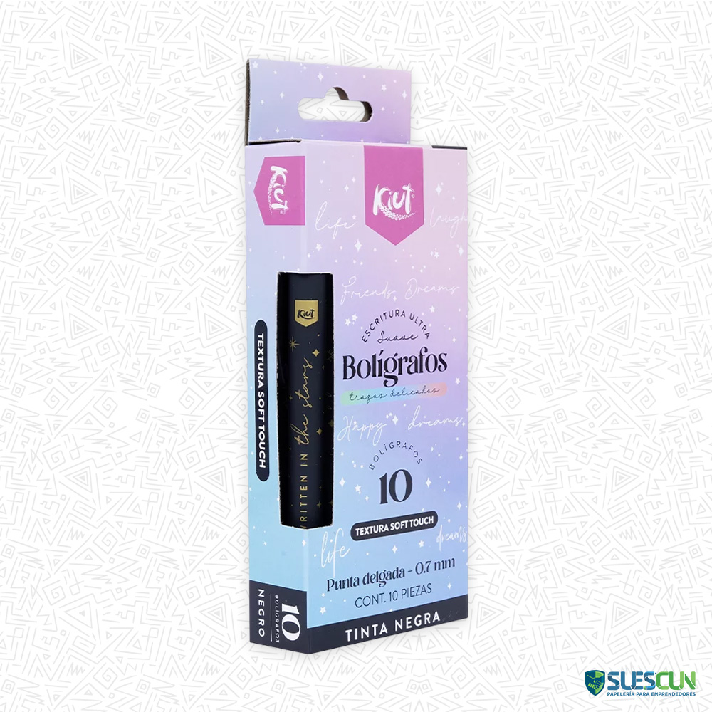 Bolígrafo Kiut 0.7mm Negro - Imagen 2