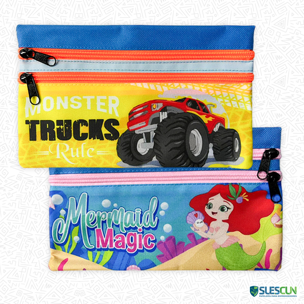 Cartuchera Económica 2 Cierres