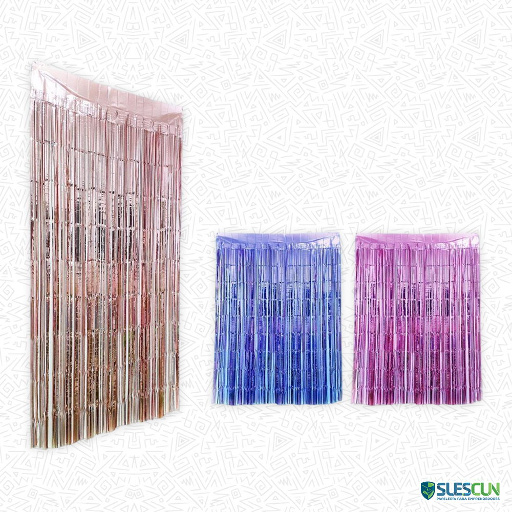 Cortina Metalizada Colores Surtidos - Imagen 2