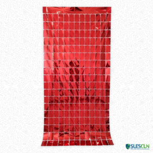 Cortina Metalizada Cuadros Surtidos