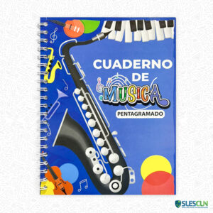 Cuaderno de Música Pentagramado