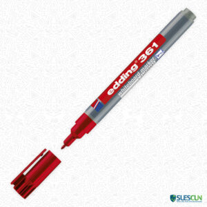 Marcador Borrable Edding 361 Rojo