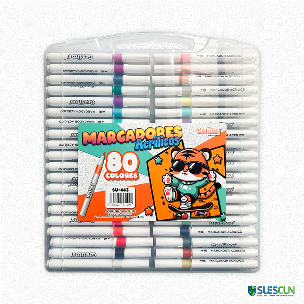 Marcadores Acrílicos X80 SU-443