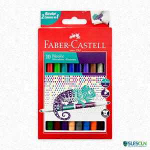 Plumones Bicolor Faber Castell x10