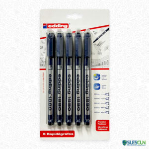 Set Rapidógrafos Edding x5 Und
