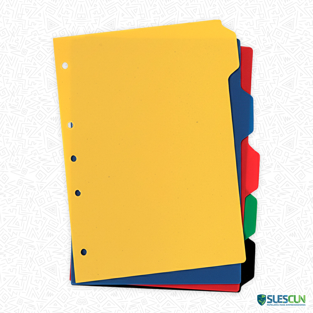 Separador Folder Plástico Oficio