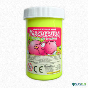 Vinilo Parchesitos 125gr Amarillo Neón