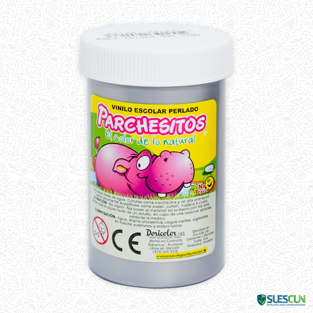 Vinilo Parchesitos 125gr Plateado