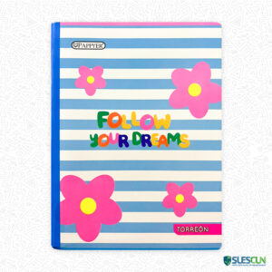 Cuaderno Cosido Torreón Cuadros Niña 100H