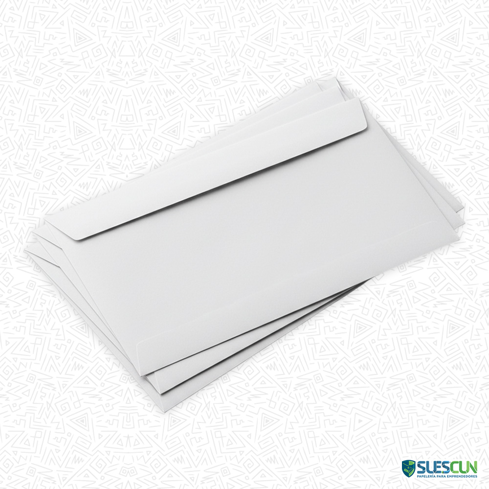 Sobre Blanco Carta Rectangular