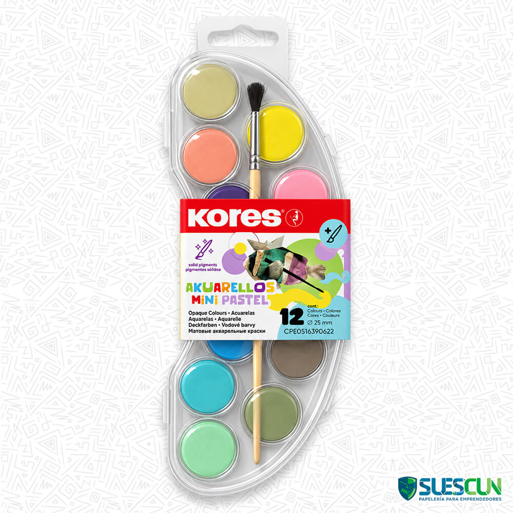 Acuarela Mini Pastel Kores