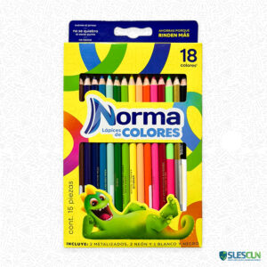 Lápices de Colores Norma 15+3