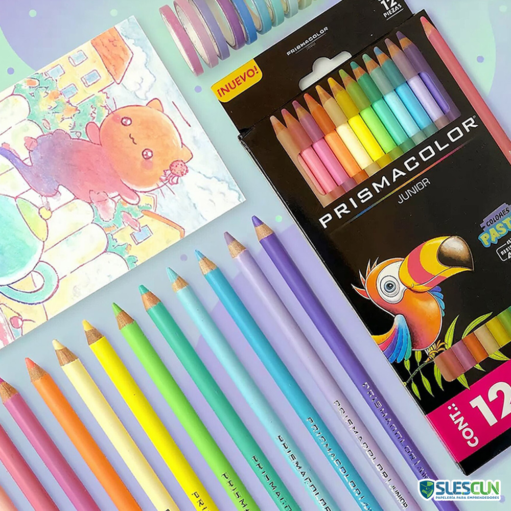 Colores Pasteles Prismacolor x12