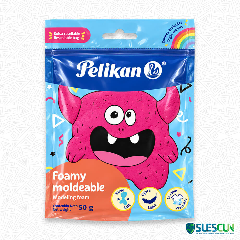 Foamy Moldeable Magenta Pelikan