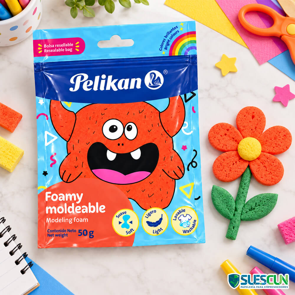 Foamy Moldeable Naranja Pelikan