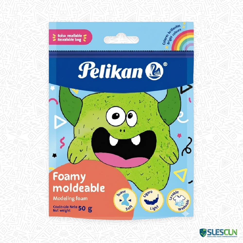 Foamy Moldeable Verde Claro Pelikan