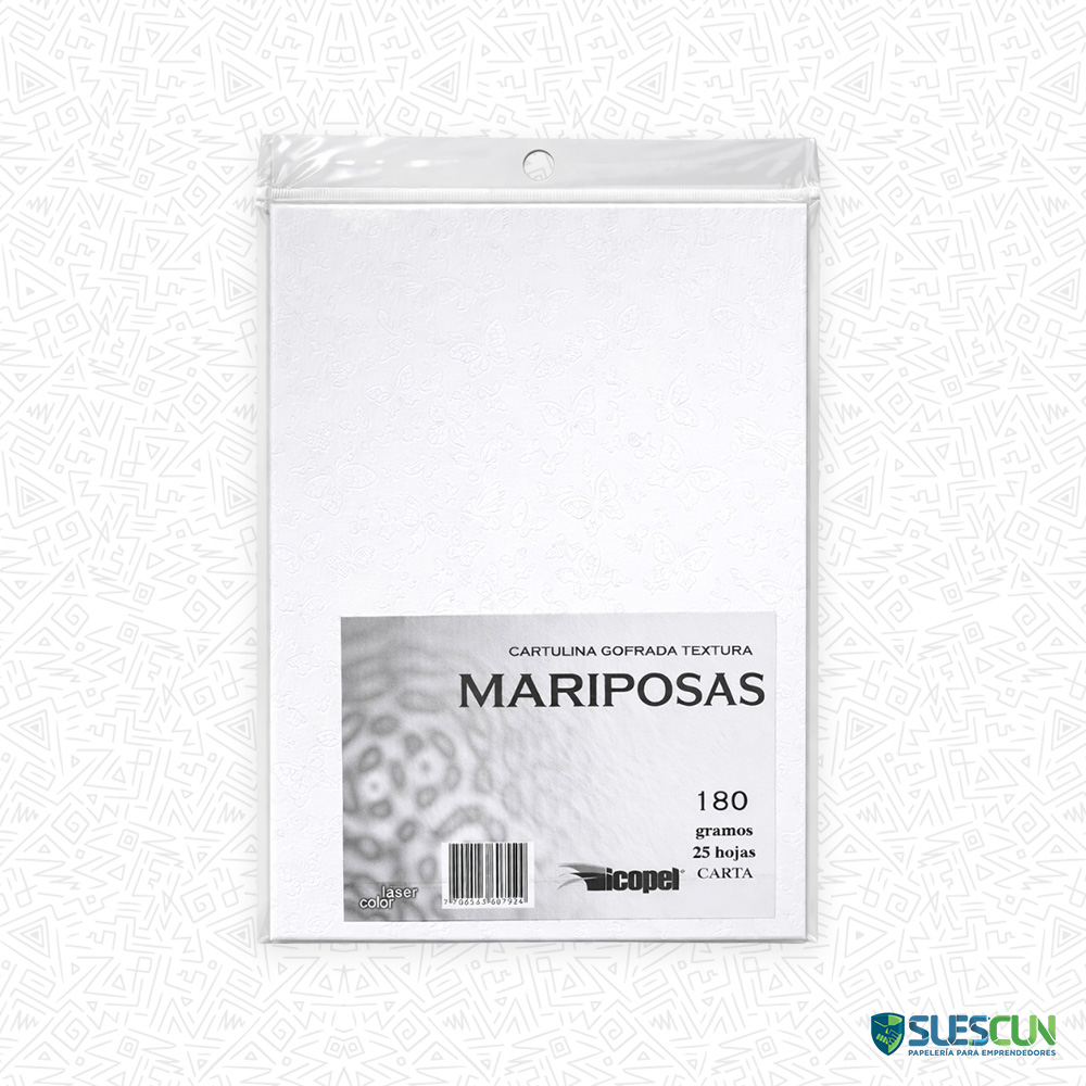 Cartulina Grofada Mariposas