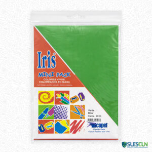 Paquete x20 Hojas Iris Carta Verdes