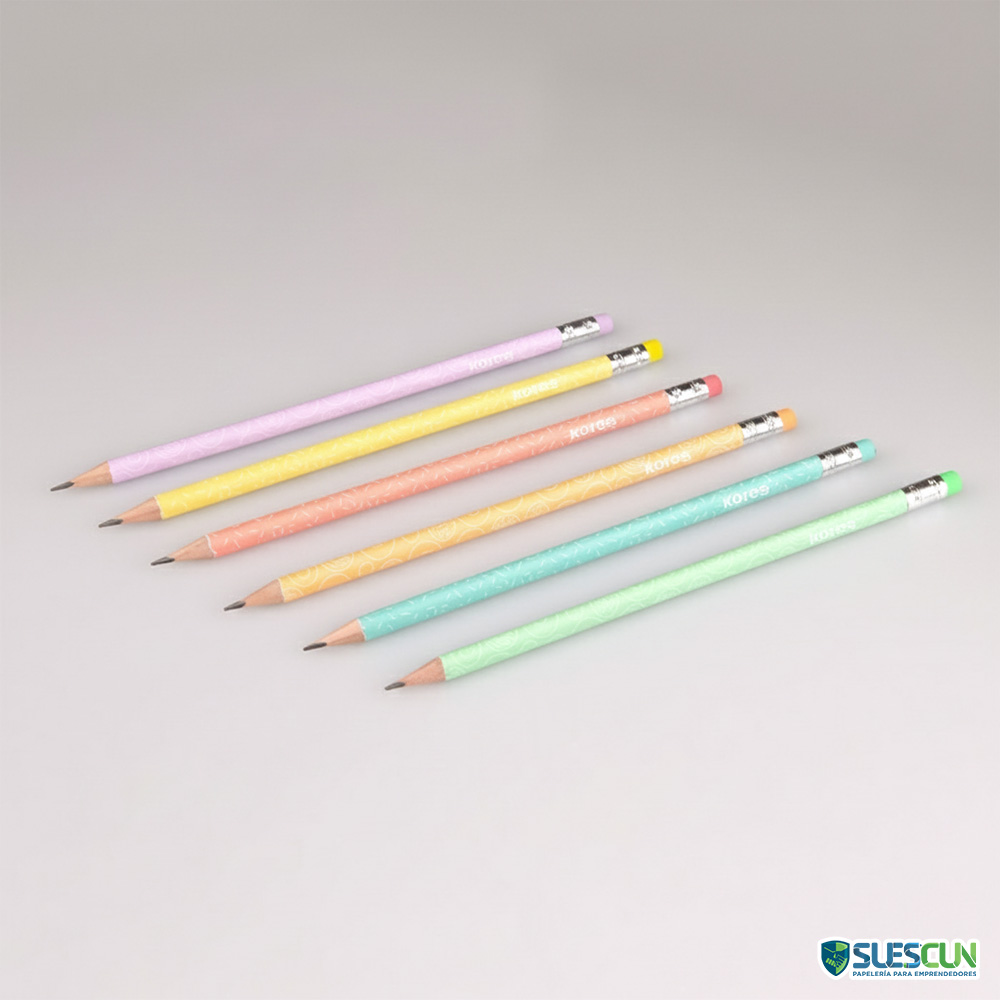 Lápices Kores Style Pastel x6 - Imagen 3
