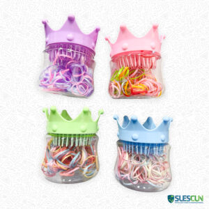 Tarro de Ligas Para Cabello Corona