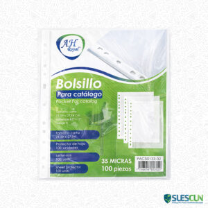 Bolsillo para Catalogo Carta x100