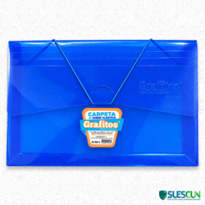 Carpeta de Sobre Plástica Azul
