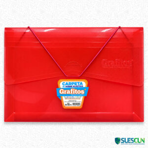 Carpeta de Sobre Plástica Roja
