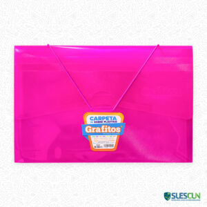 Carpeta de Sobre Plástico SU-064 Fucsia