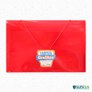 Carpeta de Sobre Plástico SU-064 Roja