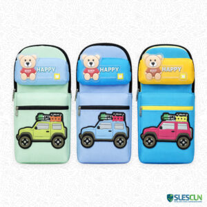 Cartuchera Carrito Happy 2 Cierres