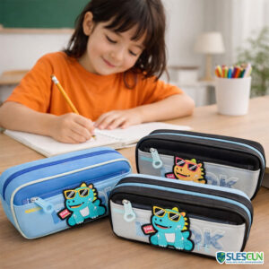 Cartuchera Dinosaurios 2 Cierres