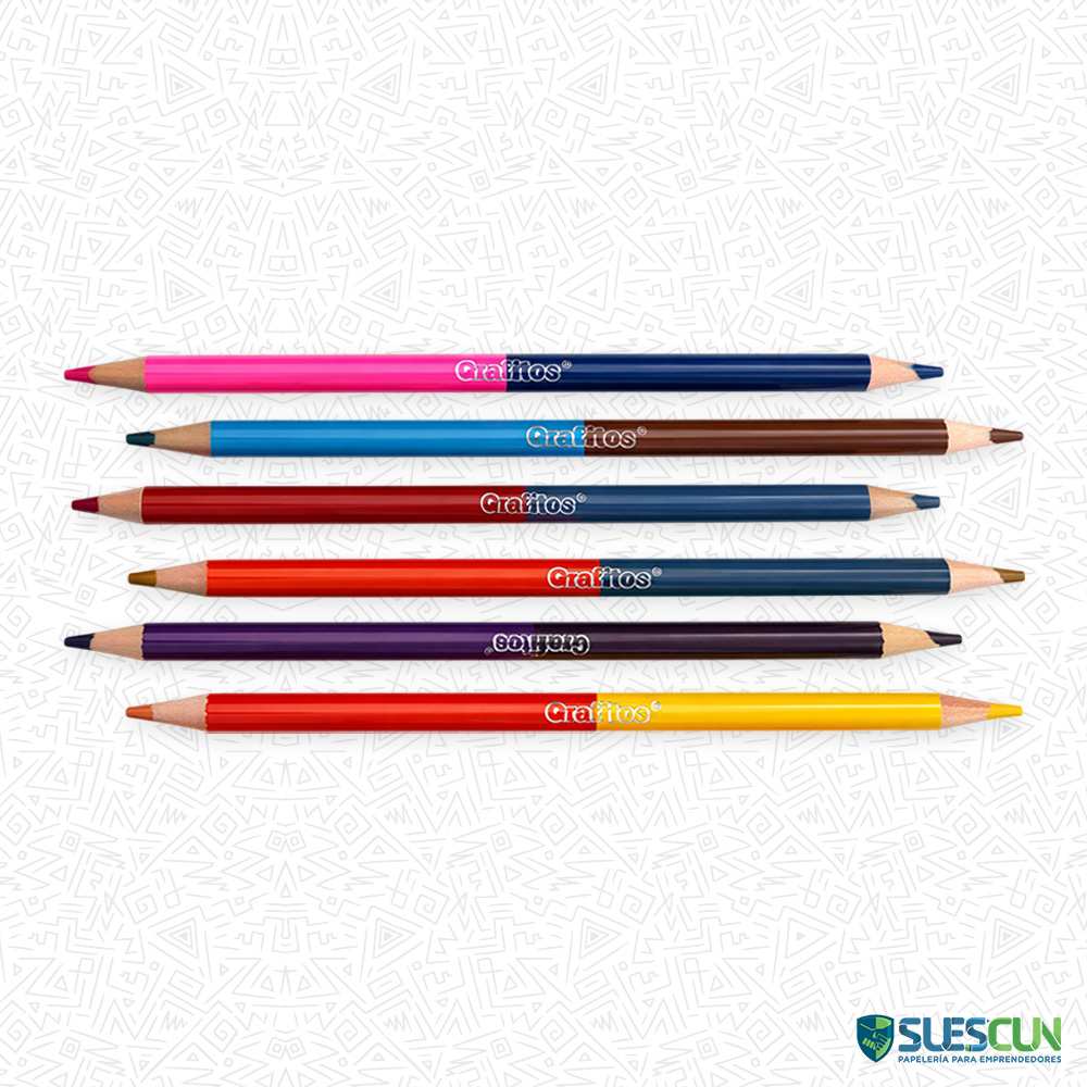 Colores Doble Punta Grafitos SU-299