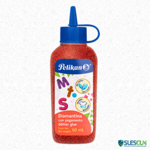 Diamantina con Pegamento Rojo Pelikan