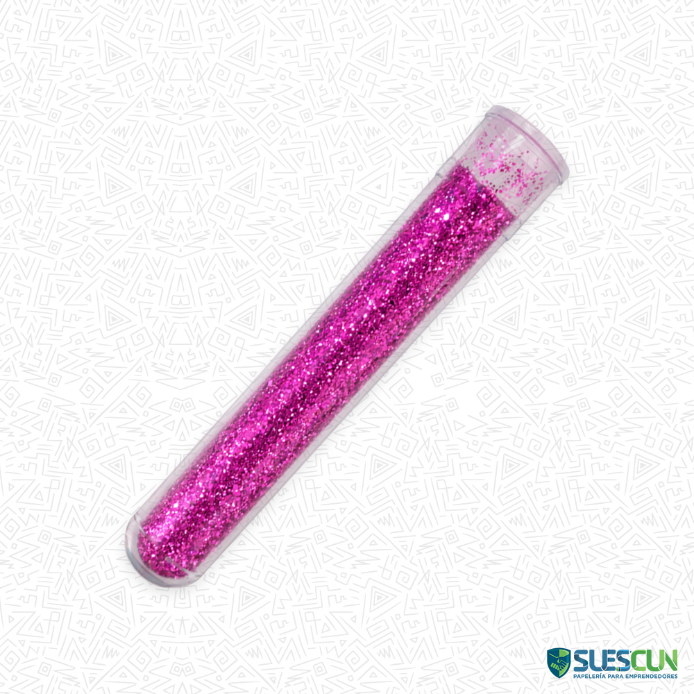 Escarcha en Tubo Corriente Fucsia