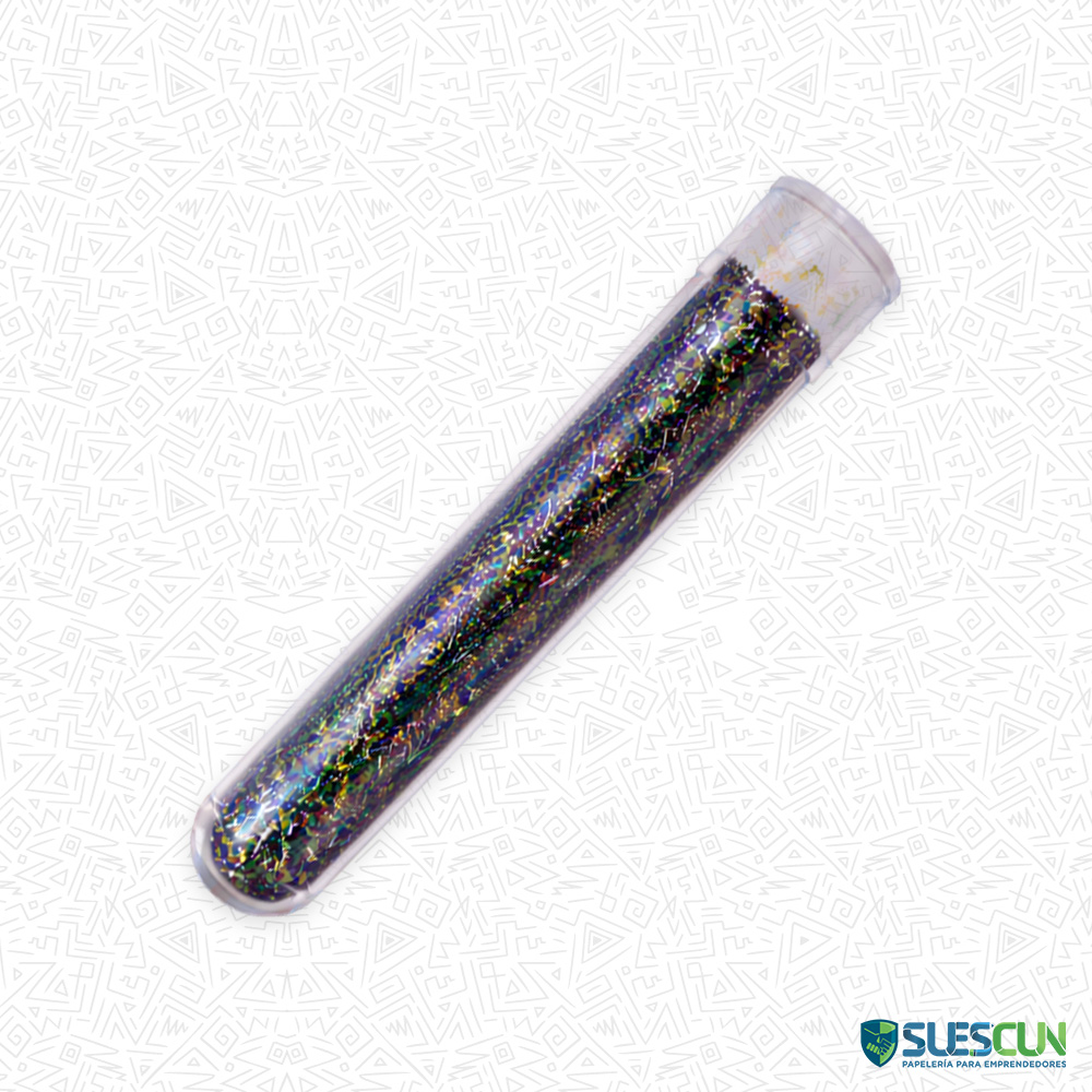 Escarcha en Tubo Tornasol Negra