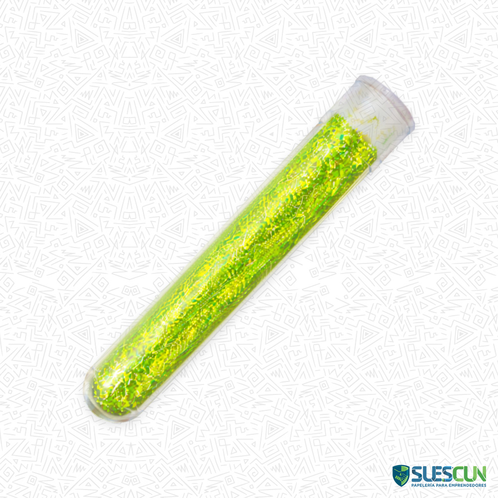 Escarcha en Tubo Tornasol Verde Biche