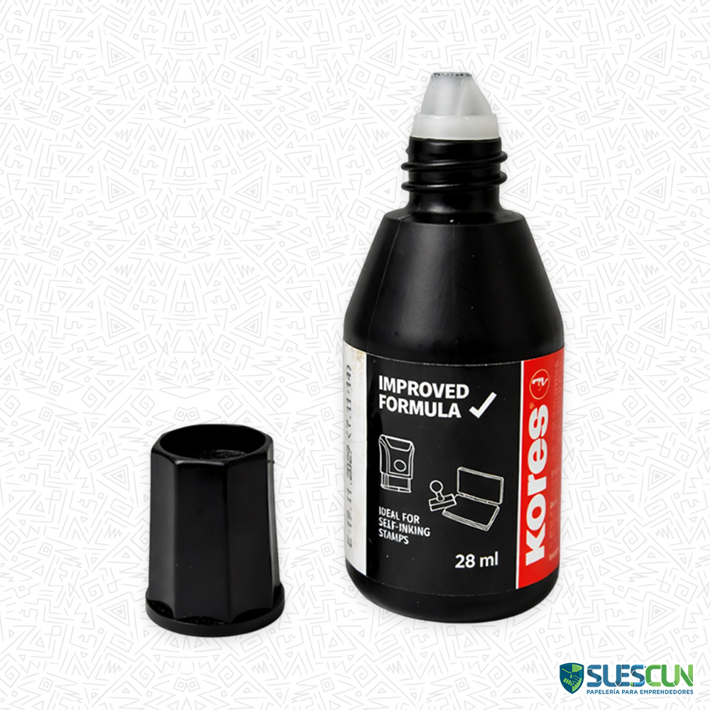 Tinta Negra para Sellos Kores - Imagen 2