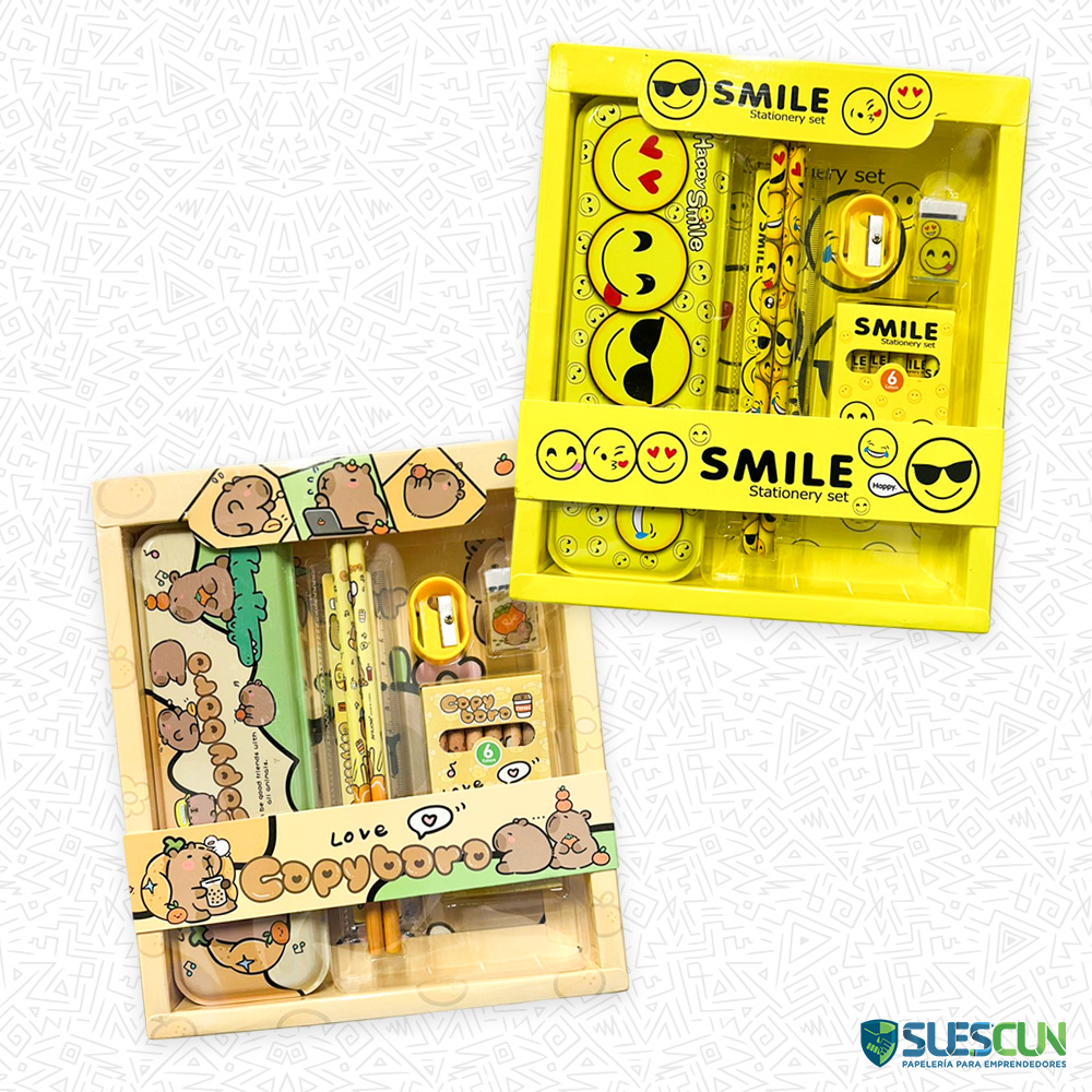 Kit Escolar Motivos Kawaii