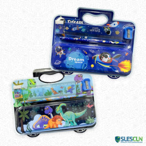 Kit Cartuchera Metálica Kawaii